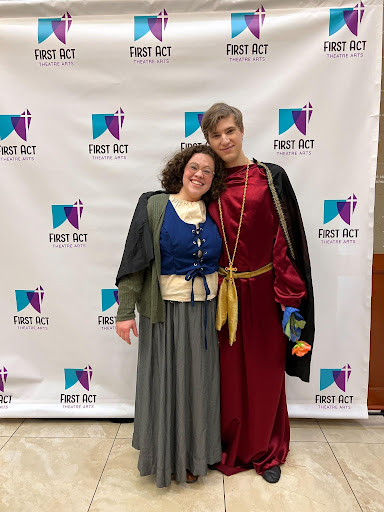 Raleigh and Zion performing in Les Mis